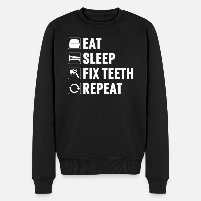 Assistante dentaire Dentiste Dent - Pull Premium bio Homme - noir