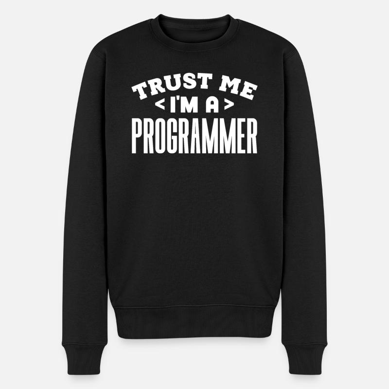 Softwareentwickler Programmierer Geschenk - Männer Premium Bio Pullover - Schwarz