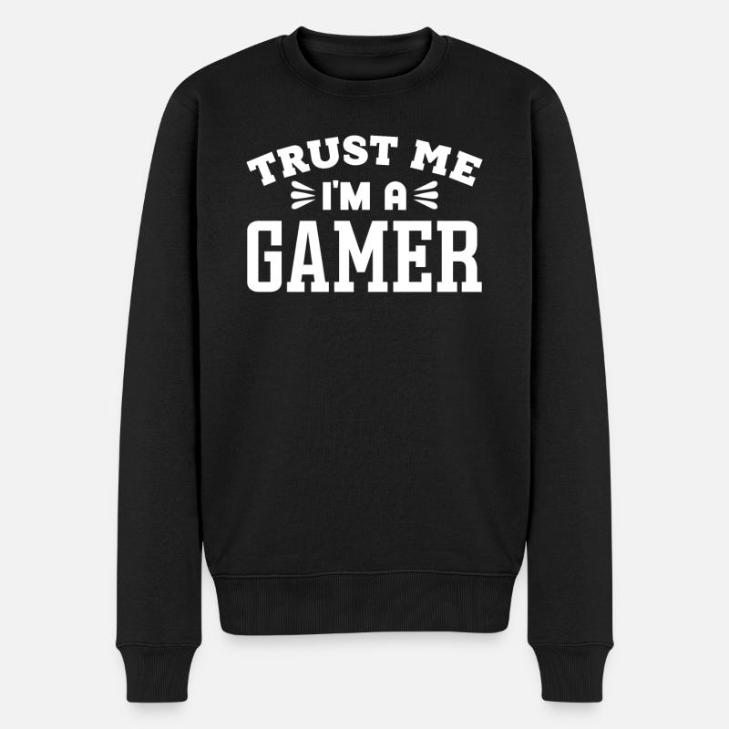 Joueur - Pull Premium bio Homme - noir