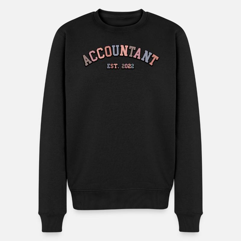 Comptable 2022 Comptable - Pull Premium bio Homme - noir