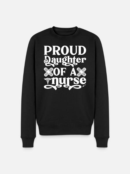 Nurse's sister Nurse - Men's Premium Organic Jumper - black