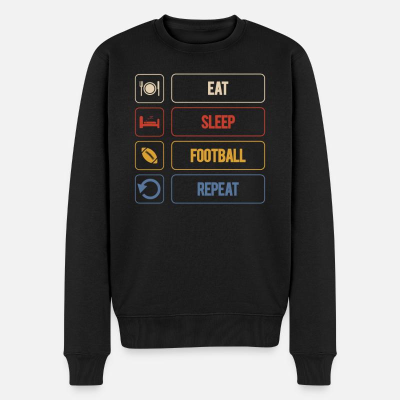 Football américain - Pull Premium bio Homme - noir