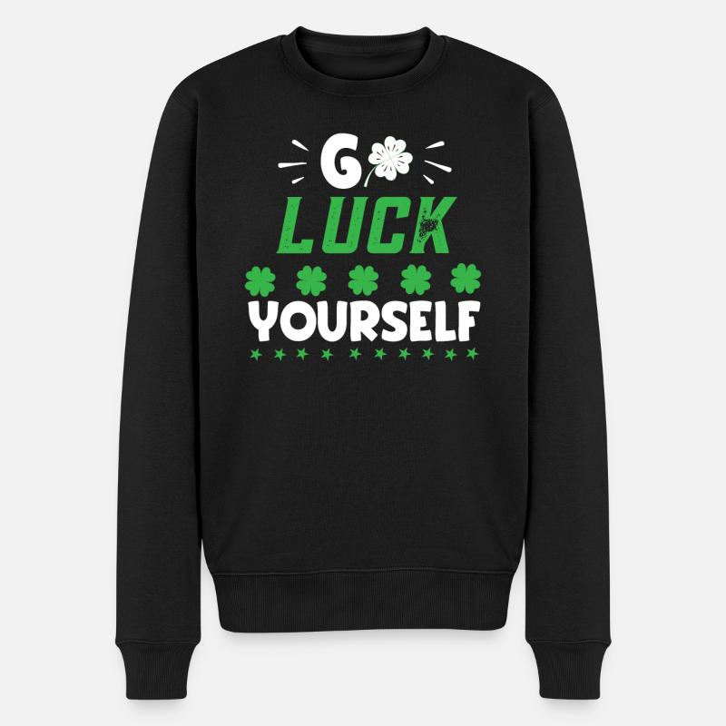 Fête de la Saint-Patrick - Pull Premium bio Homme - noir