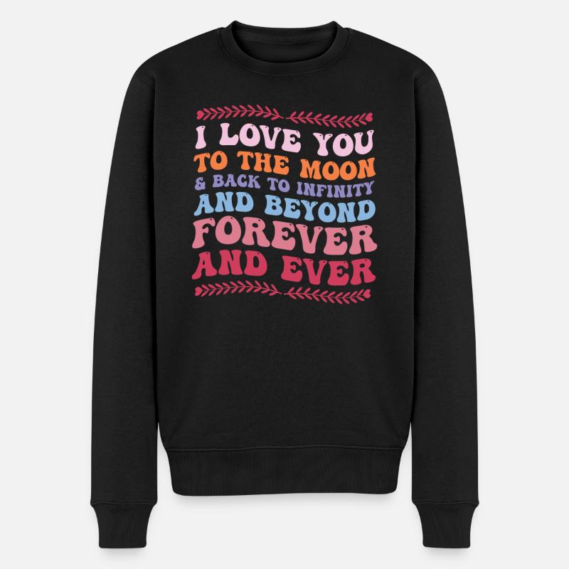 Femme Enfant Amour - Pull Premium bio Homme - noir