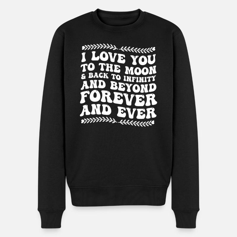 Femme Enfant Amour - Pull Premium bio Homme - noir