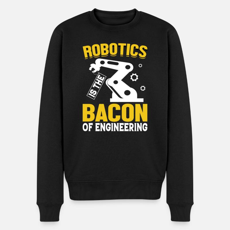 Robot Programmer Automation Technician - Men's Premium Organic Jumper - black