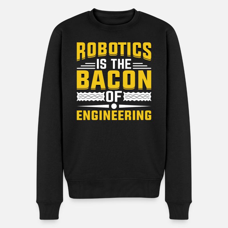 Robot Programmer Automation Technician - Men's Premium Organic Jumper - black
