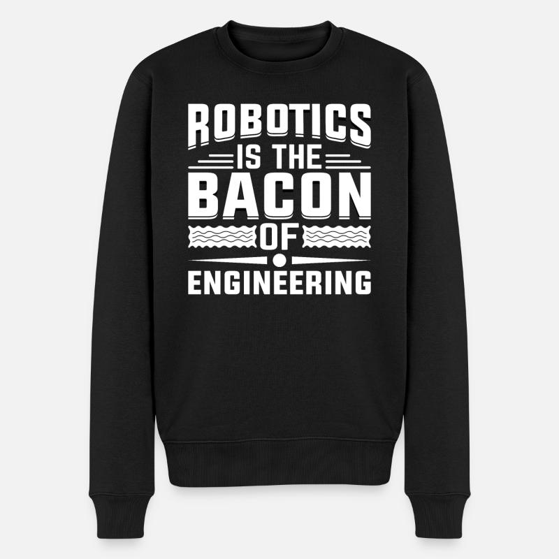 Robot Programmer Automation Technician - Men's Premium Organic Jumper - black