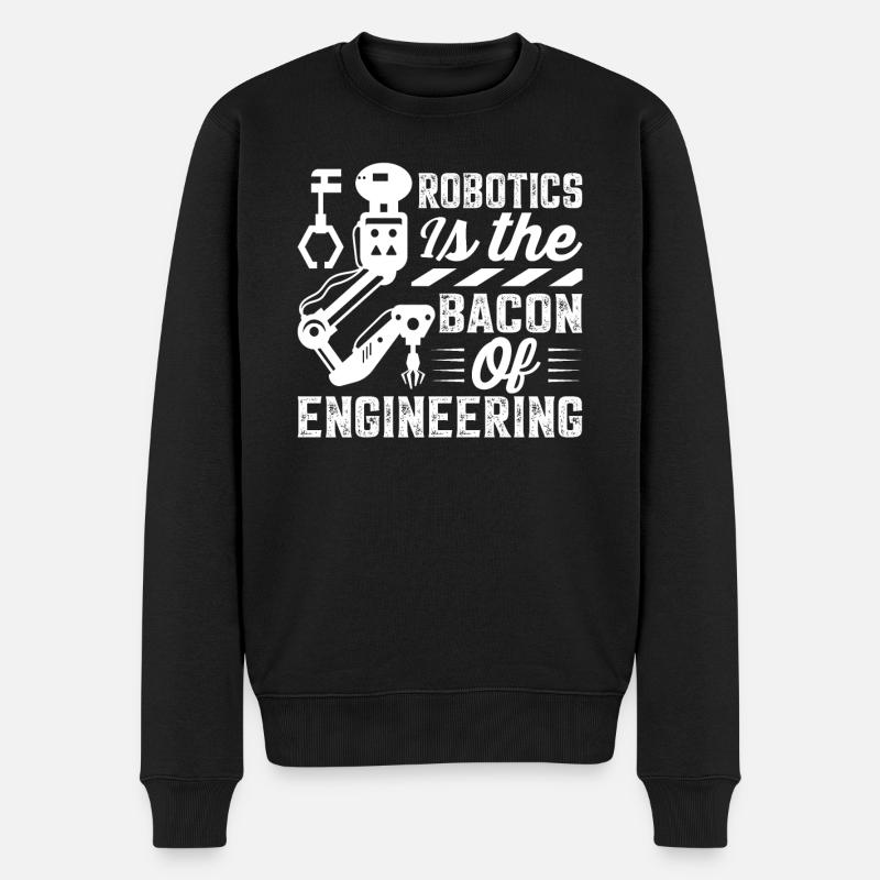 Robot Programmer Automation Technician - Men's Premium Organic Jumper - black