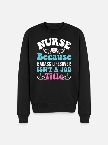Ambulance Service Paramedic Nurse - Men's Premium Organic Jumper - black