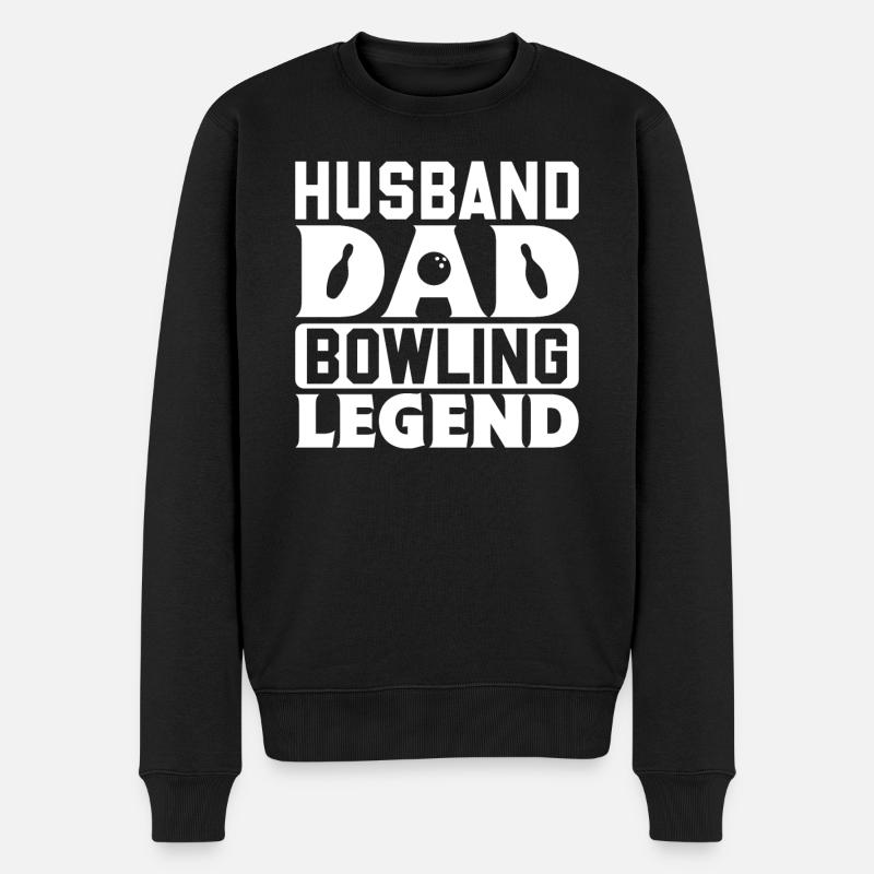 Bowling Père Papa Cooler - Pull Premium bio Homme - noir