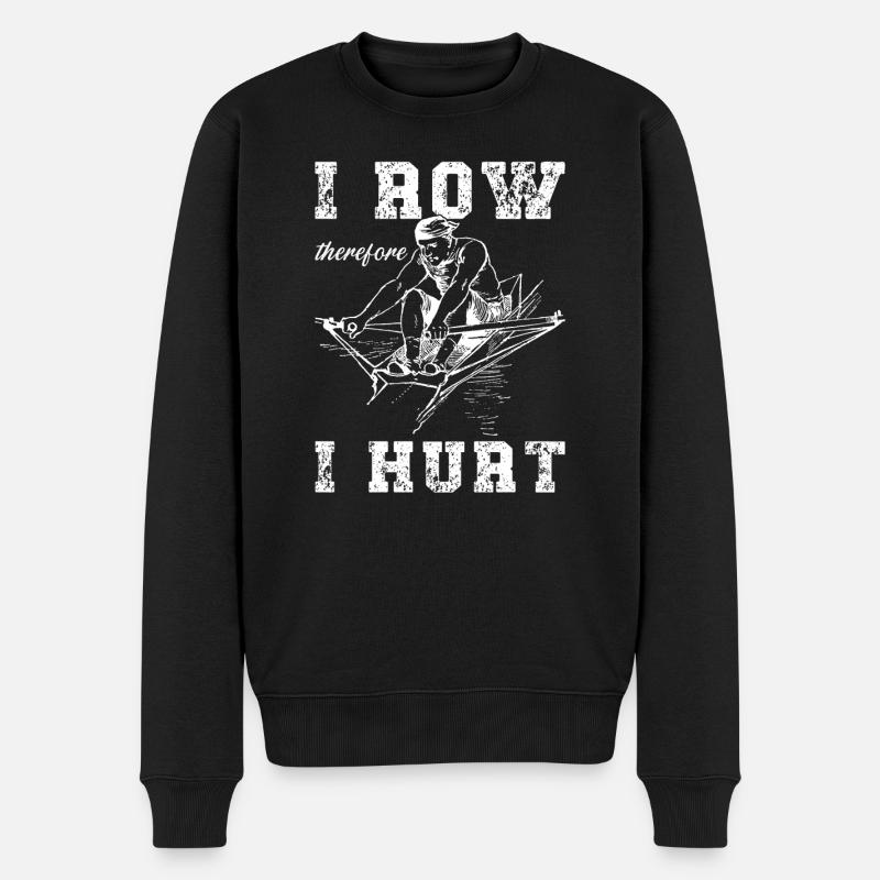 Équipe d’aviron Aviron amusant - Pull Premium bio Homme - noir