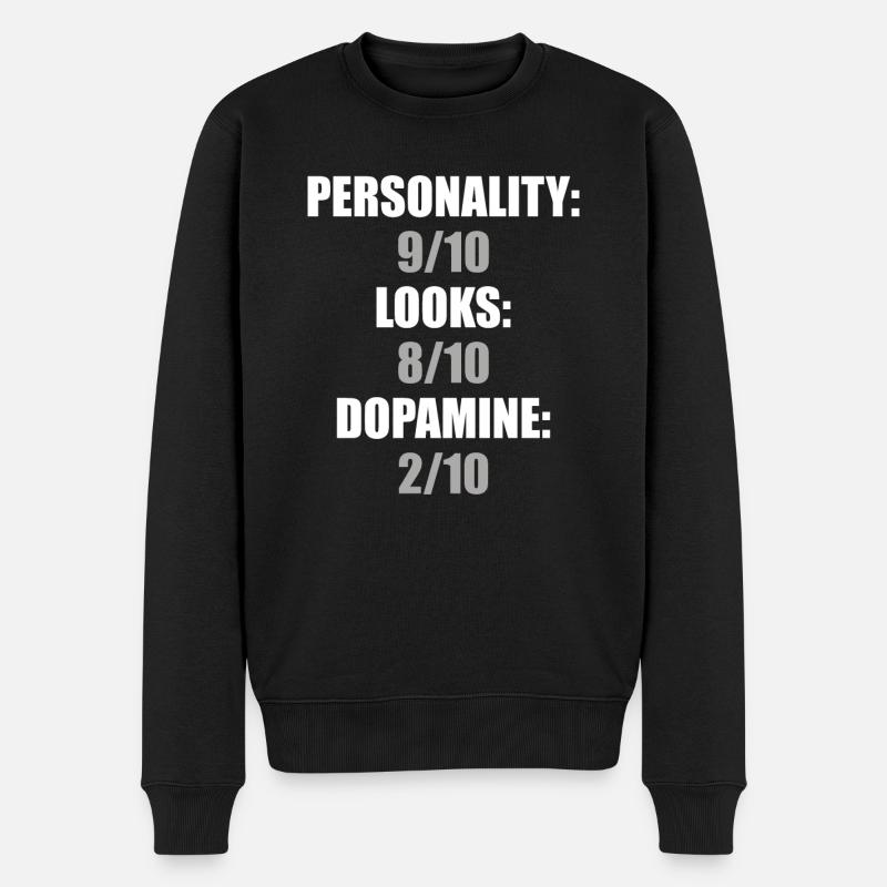 Lustiges Parkinson-Bewusstsein - Männer Premium Bio Pullover - Schwarz