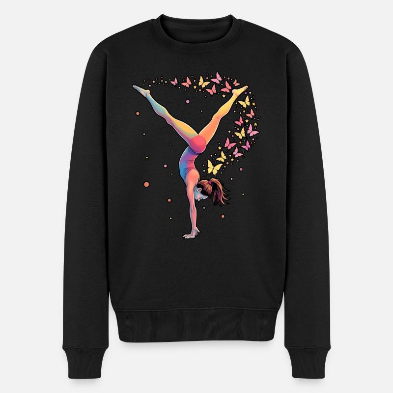 Gymnastique Cadeau Dames Filles - Pull Premium bio Homme - noir