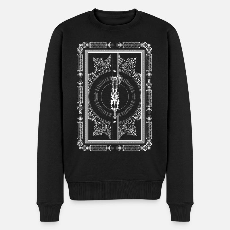 Darkness - Kingdom Hearts - Weiß - Männer Premium Bio Pullover - Schwarz