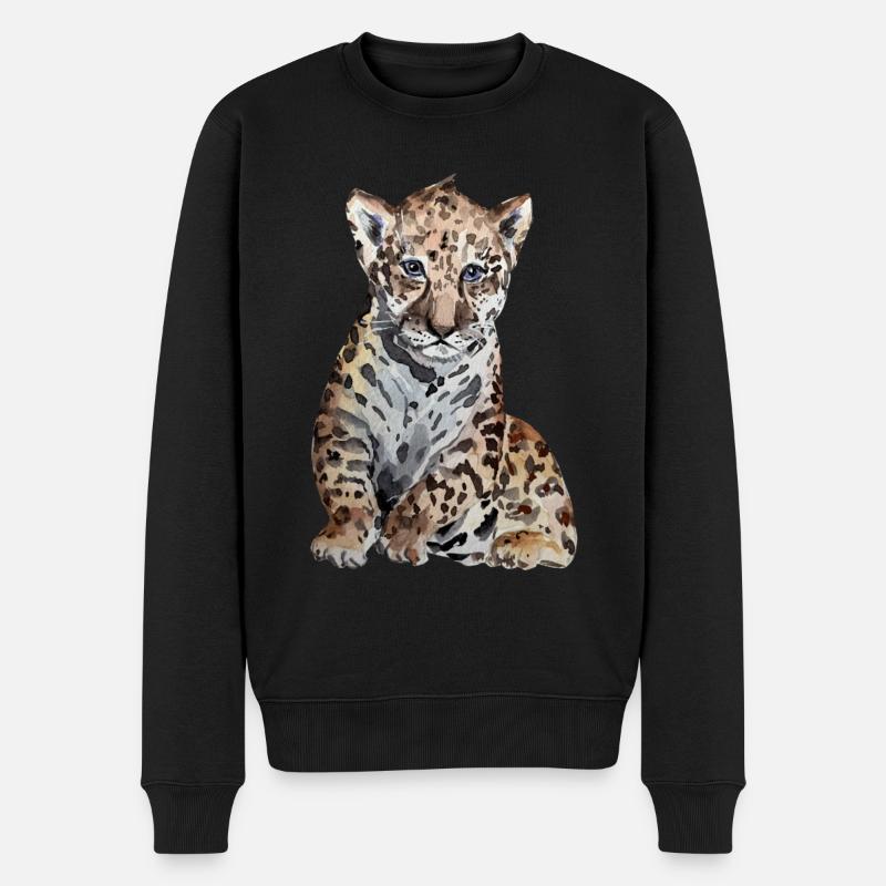 Jaguar Baby - Pull Premium bio Homme - noir