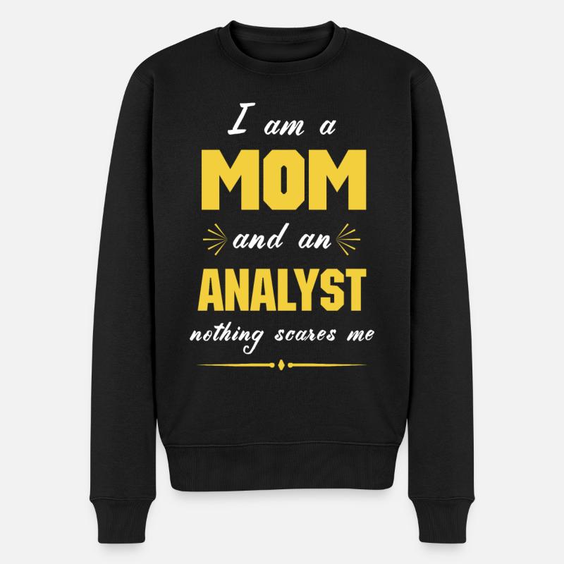 Maman analyste, maman analyste - Pull Premium bio Homme - noir