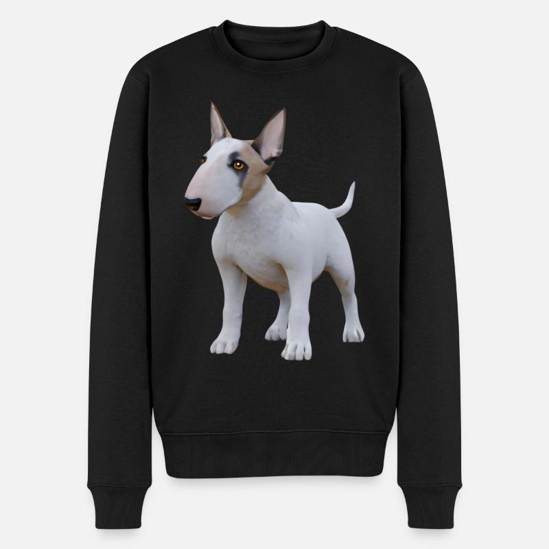 Miniature Bull Terrier - Pull Premium bio Homme - noir