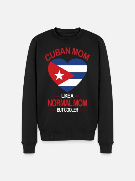 Kuba Flagge - Männer Premium Bio Pullover - Schwarz