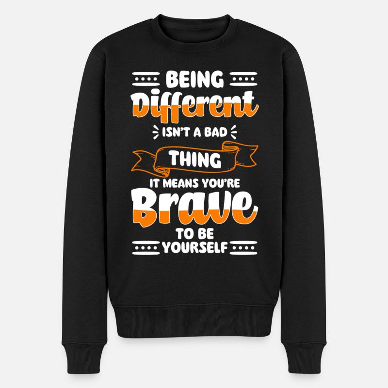 Différent, différent - Pull Premium bio Homme - noir