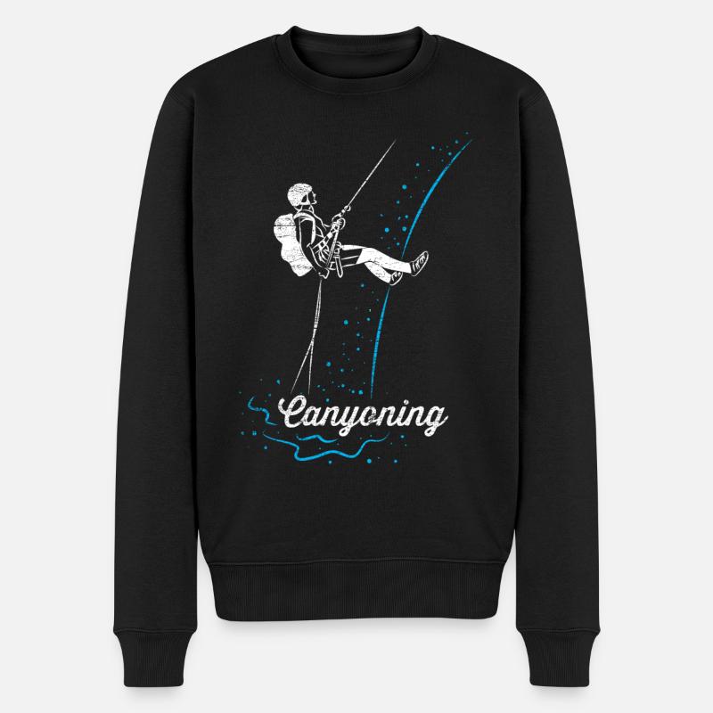 Canyoning - Pull Premium bio Homme - noir