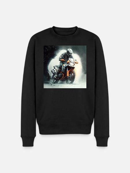 Enduro Tour 1 - Men's Premium Organic Jumper - black