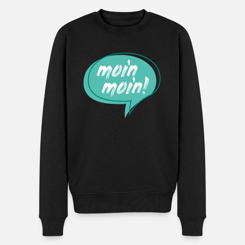 Moin Moin - Pull Premium bio Homme - noir