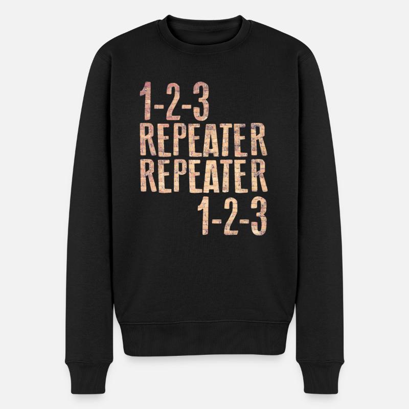 Repeater - Fugazi Songtexte - Männer Premium Bio Pullover - Schwarz