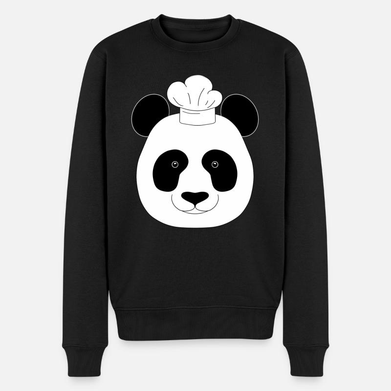 Chef cuisinier par Pandalicious.Me - Pull Premium bio Homme - noir