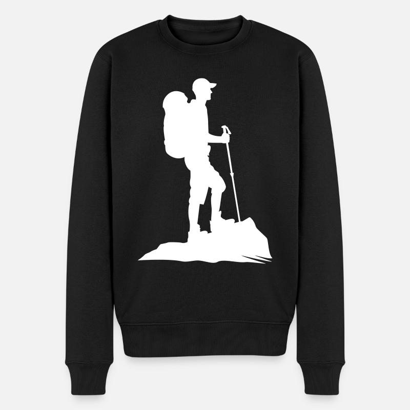 Randonnée Randonneuse Randonnée - Pull Premium bio Homme - noir