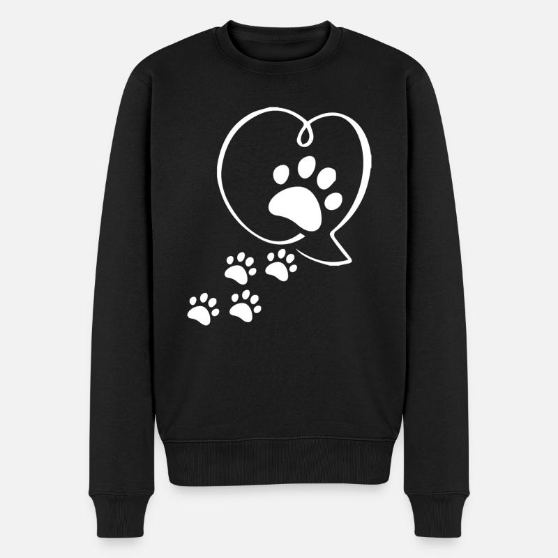 Chien chien - Pull Premium bio Homme - noir