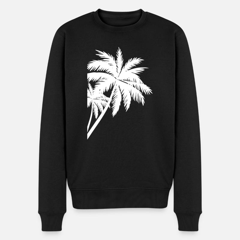Palme Palm - Pull Premium bio Homme - noir