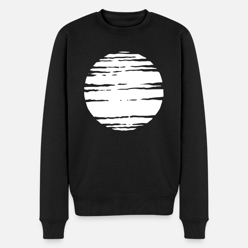 Sonnenuntergang - Männer Premium Bio Pullover - Schwarz