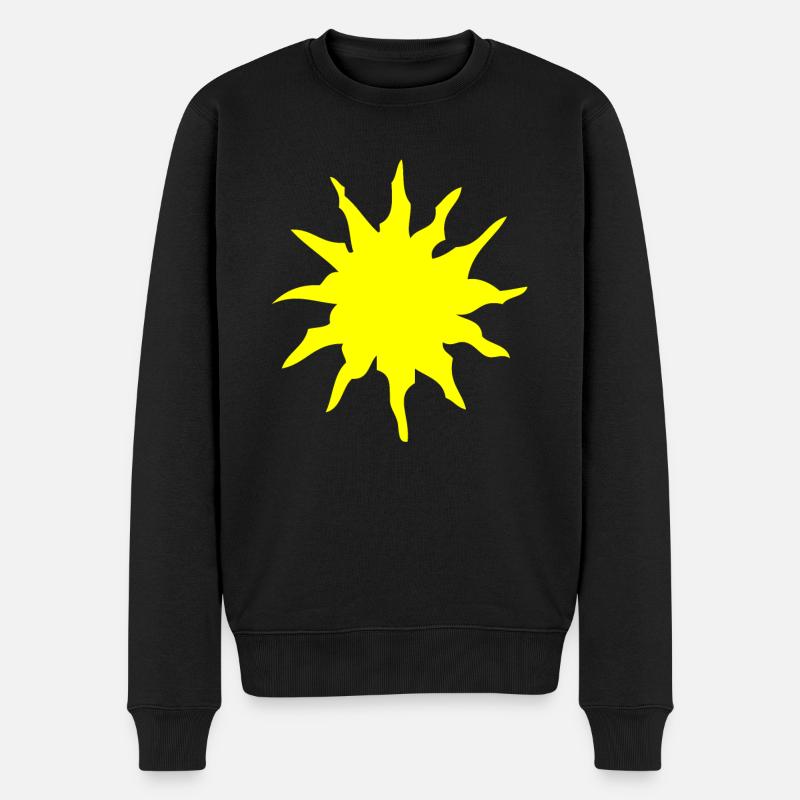 Soleil - Pull Premium bio Homme - noir