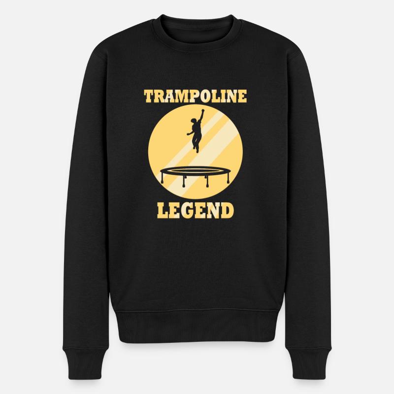 Trampoliniste professionnel - Pull Premium bio Homme - noir