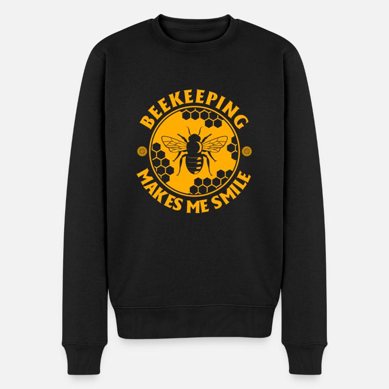 Compétences apicoles Hobby Beeswax Abekeeper - Pull Premium bio Homme - noir