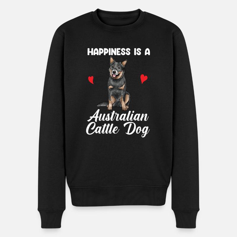 Bouvier australien chien - Pull Premium bio Homme - noir