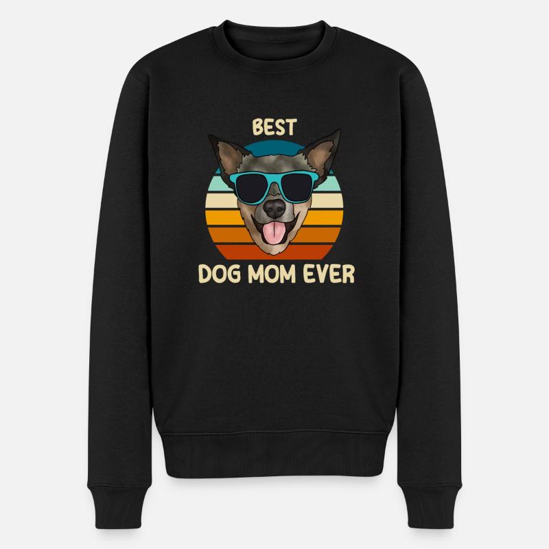 Bouvier australien - Pull Premium bio Homme - noir