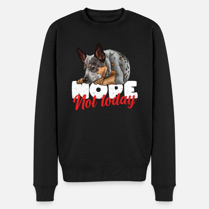 Bouvier australien - Pull Premium bio Homme - noir