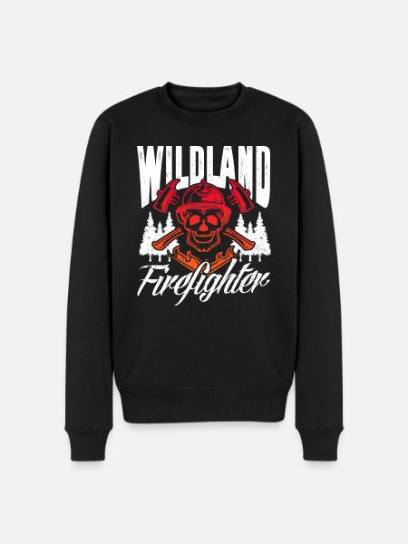 Pompier forestier - Pull Premium bio Homme - noir