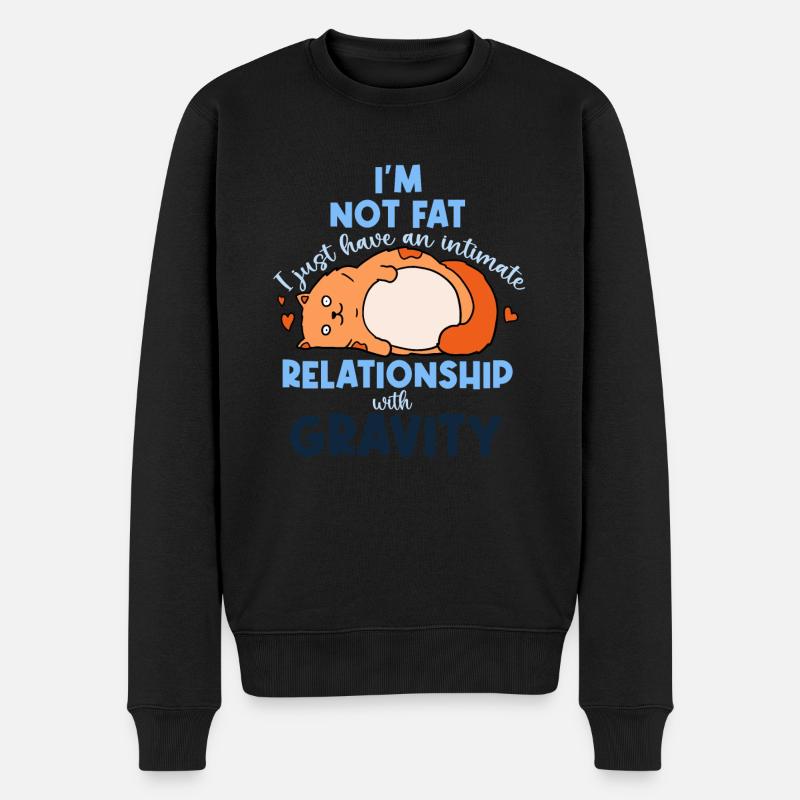 Grosse bite de chat - Pull Premium bio Homme - noir