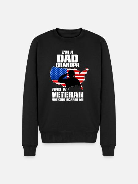 Vietnam Veteran - Men's Premium Organic Jumper - black