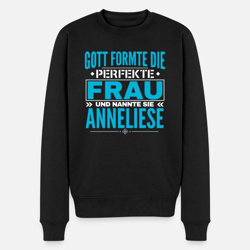 Anneliese Nom Design - Pull Premium bio Homme - noir