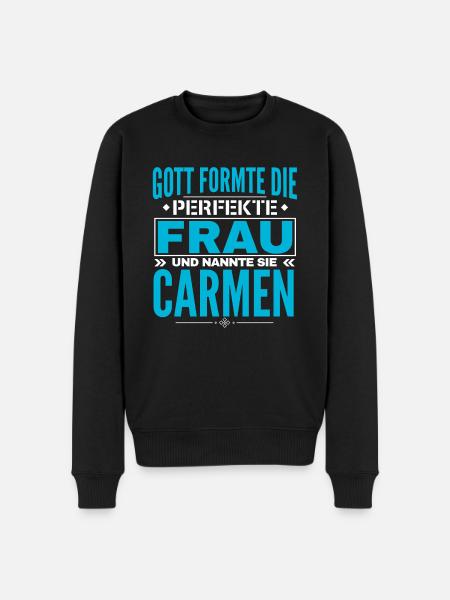 Carmen Nom Design - Pull Premium bio Homme - noir