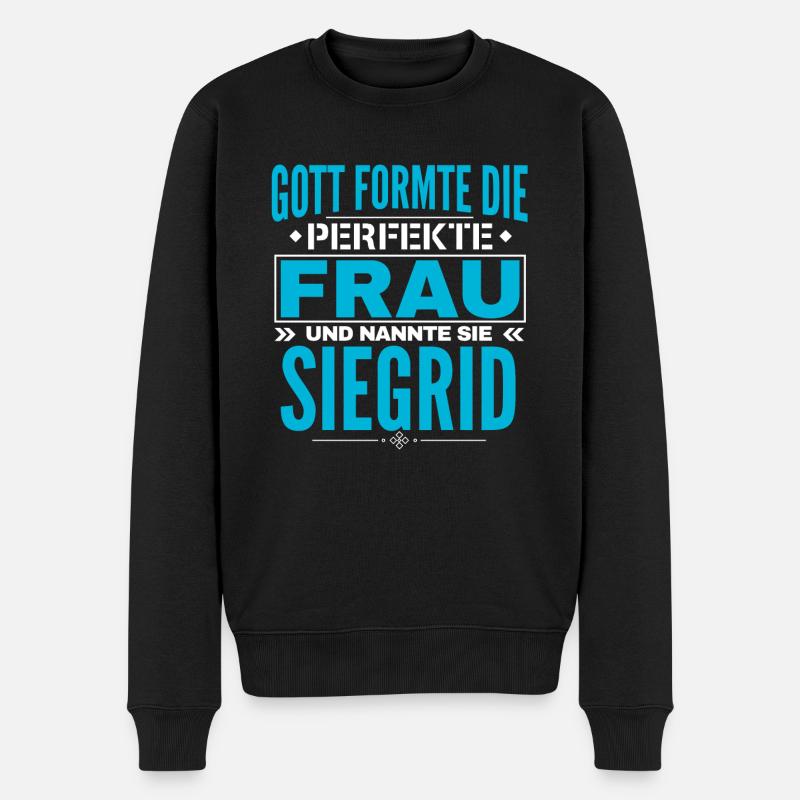 Conception de nom Siegrid - Pull Premium bio Homme - noir