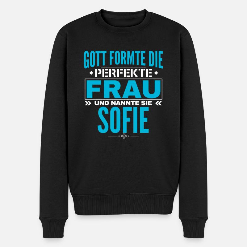 Conception de prénom Sophie - Pull Premium bio Homme - noir