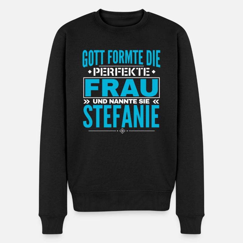 Conception de nom Stefanie - Pull Premium bio Homme - noir