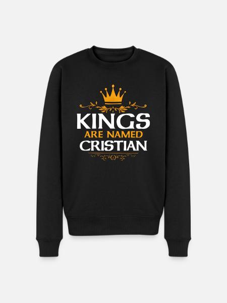 Cristian - Pull Premium bio Homme - noir
