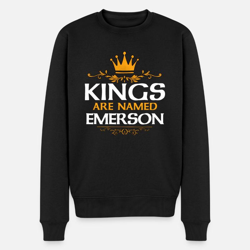 Emerson - Pull Premium bio Homme - noir