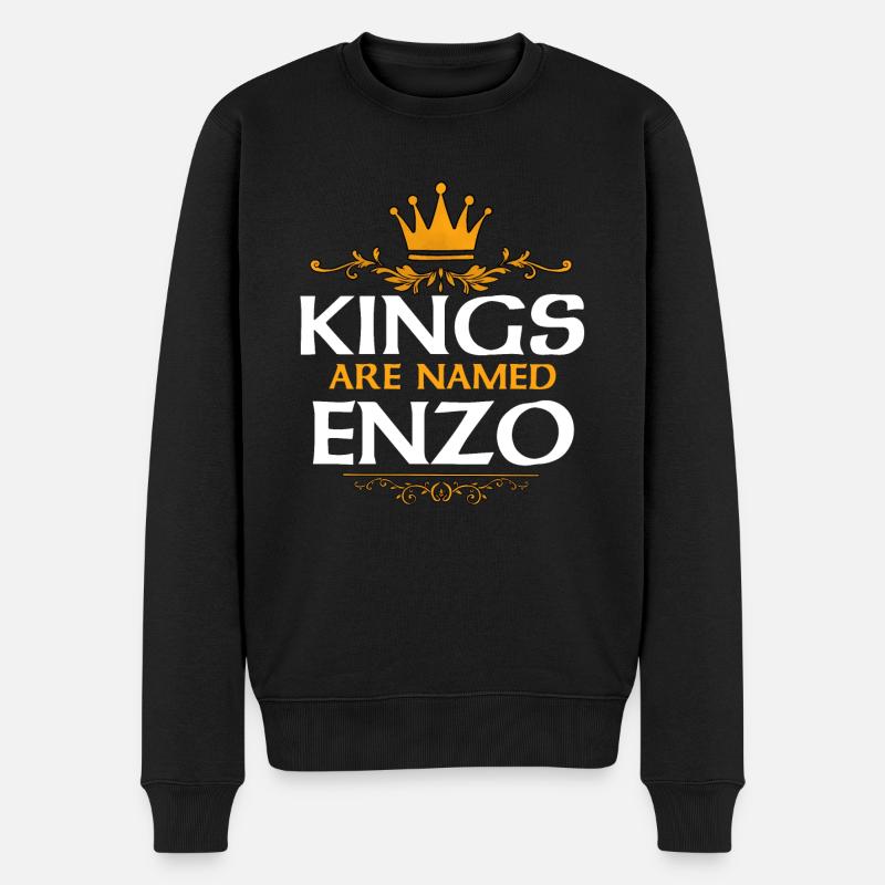 Enzo - Pull Premium bio Homme - noir